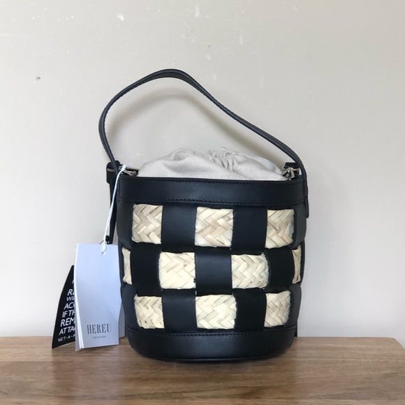 Hereu Handbags - BRAND NEW Hereu Galleda Leather Bucket Bag